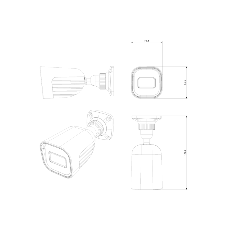 מצלמת אבטחה Provision ISR I2-380A-28