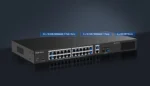מתג רשת Gigabit PoE חסכוני מנוהל ענן Ruijie  דגם RGES228GSLP  נינגה פתרונות תקשורת  נינגה פתרונות תקשורת