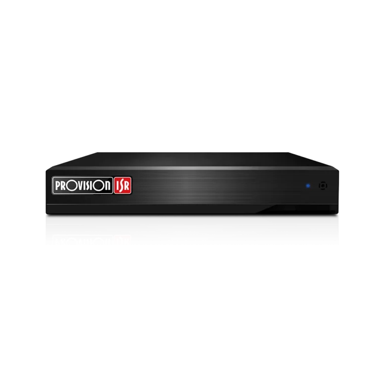 Black ProVision USR hardware box with brushed front panel, logo on the left, and a blue status LED on the right.